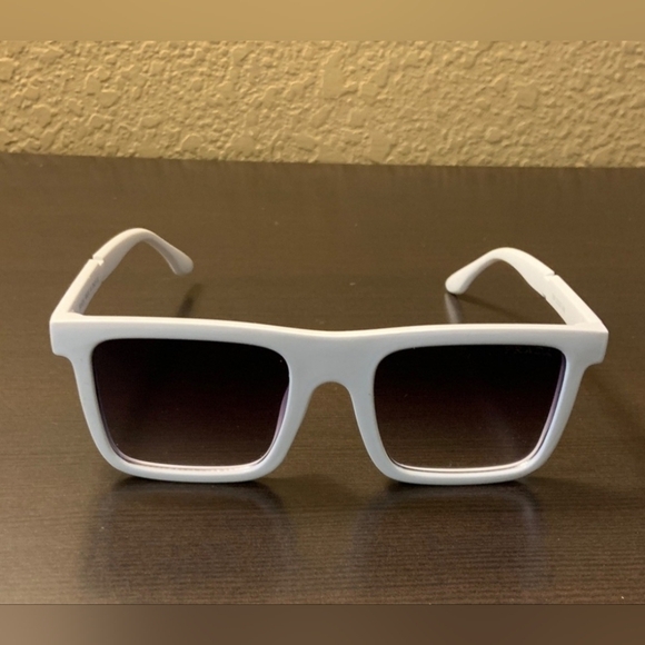 PRADA LINA ROSSA 1998 Edition Rubber White/Blue  Mirrored (Unisex) Sunglasses - Picture 2 of 7